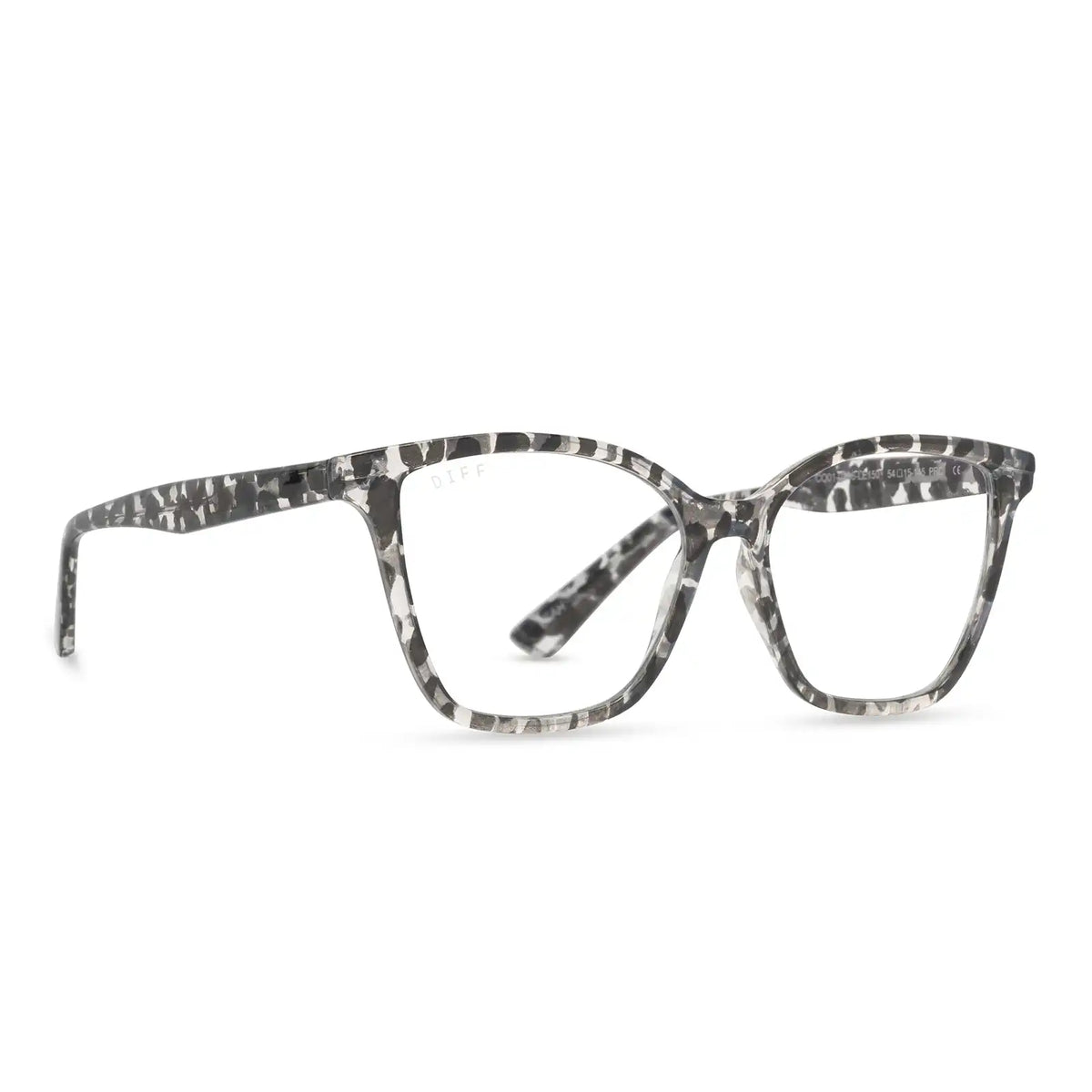 LEAH - CLEAR LEOPARD + BLUE LIGHT READERS