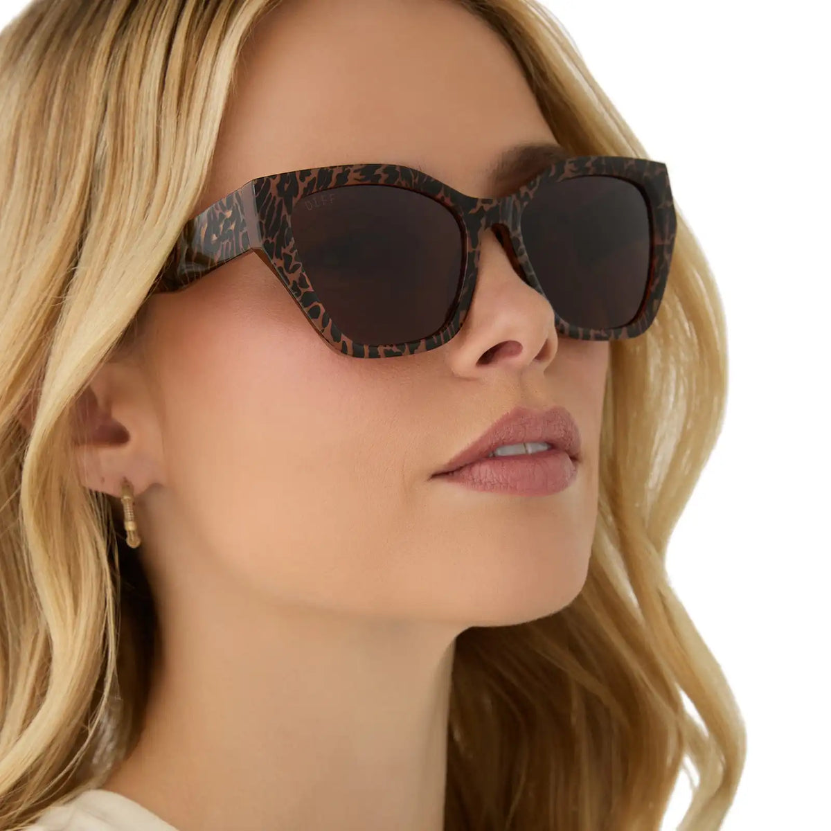 EVIE - ANIMAL + BROWN SUNGLASSES