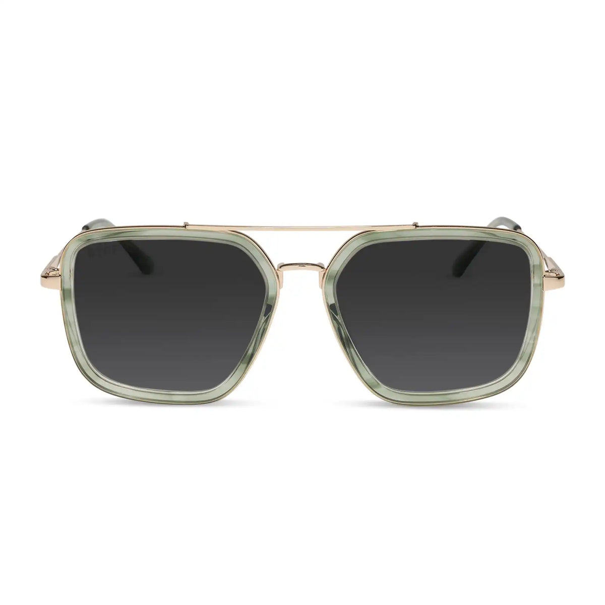 JORDAN - MATCHA + GOLD + GLASSES