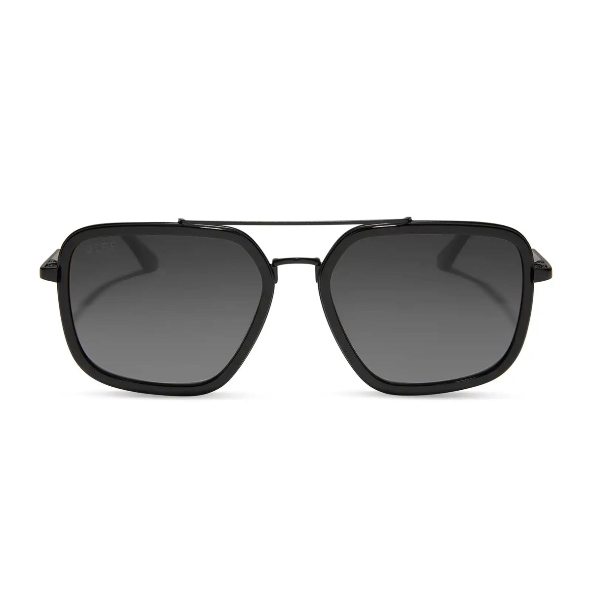 JORDAN - MATTE BLACK + BLACK TEMPLE TIPS + GLASSES