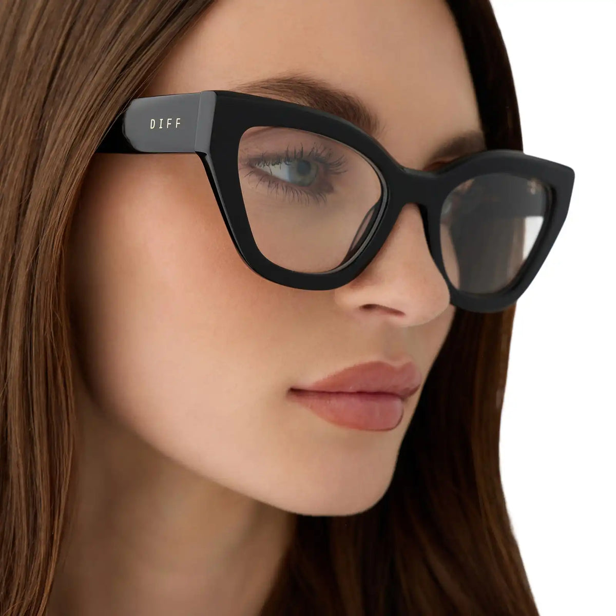EMILY - BLACK + GLASSES