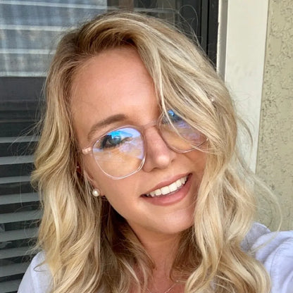 NOEL - ROSE CRYSTAL + GLASSES
