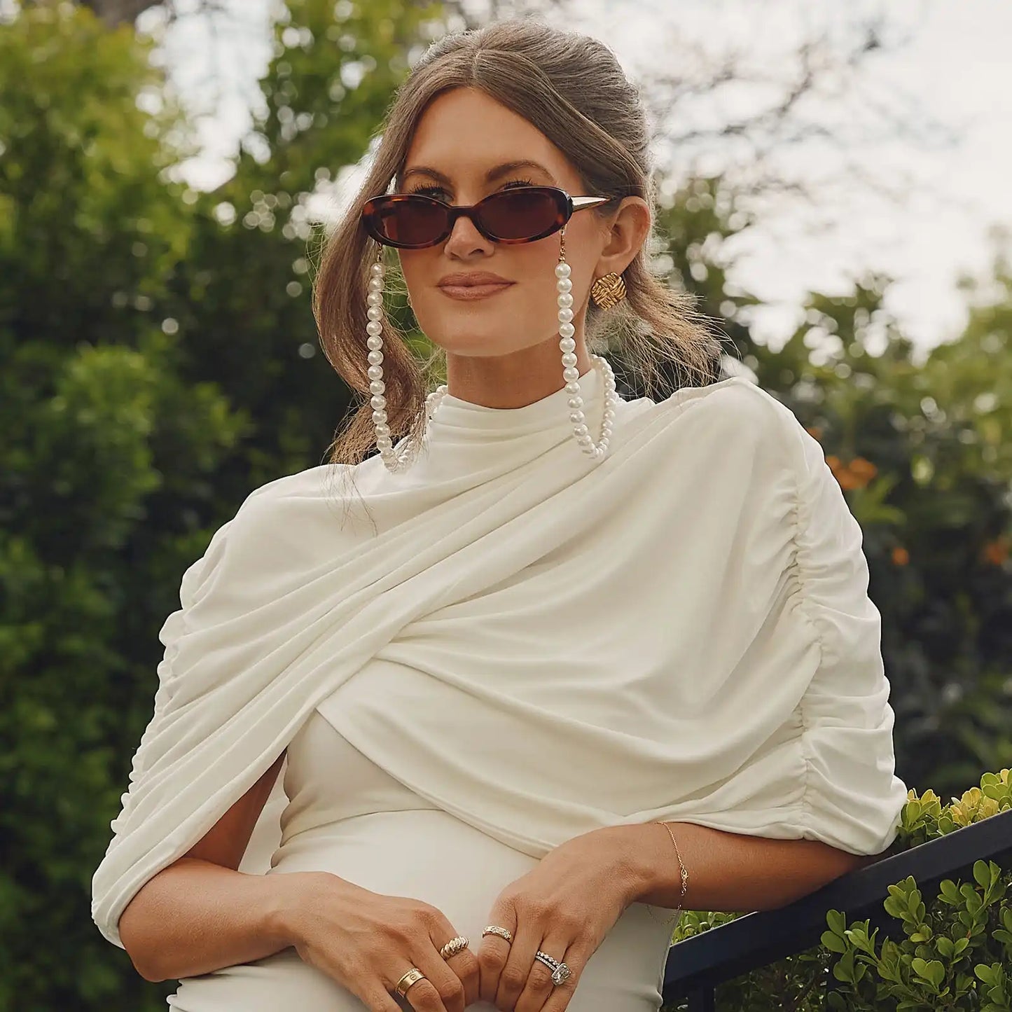 NANCY - SPOTTED TORTOISE + BROWN GRADIENT + POLARIZED SUNGLASSES