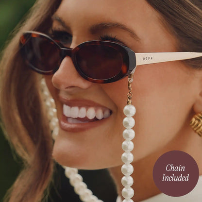 NANCY - SPOTTED TORTOISE + BROWN GRADIENT + POLARIZED SUNGLASSES