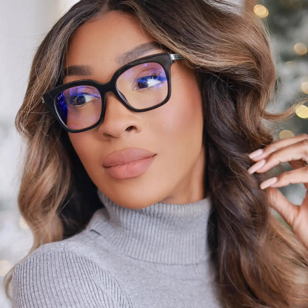 BELLA XS - AMBER TORTOISE + GLASSES