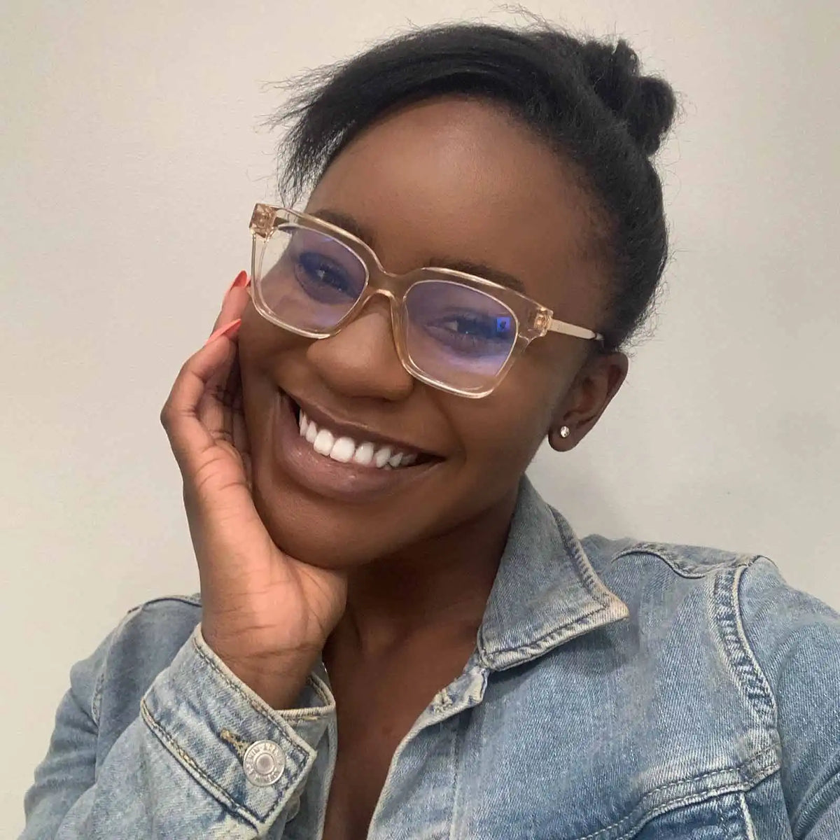BELLA XS - BLUSH CRYSTAL + GLASSES