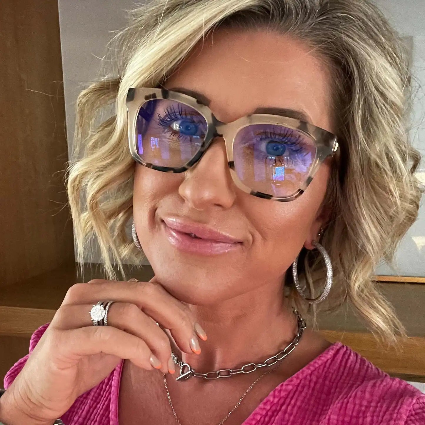 BELLA XS - CREAM TORTOISE + GLASSES