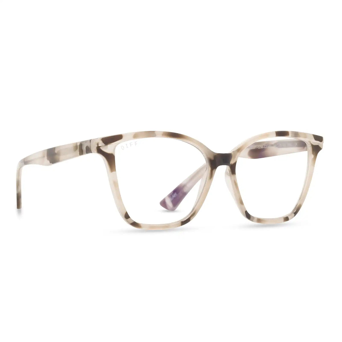 LEAH - CREAM TORTOISE + BLUE LIGHT READERS