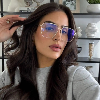 BERKELY - BRUSHED GOLD + GLASSES