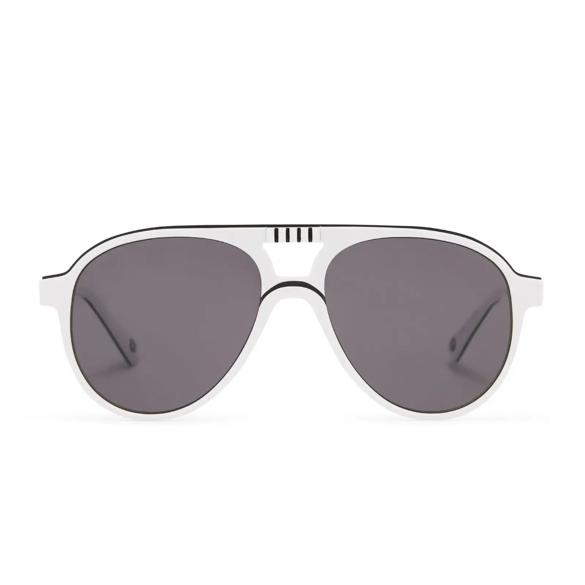 STORMTROOPER - GALACTIC WHITE + BLACK POLARIZED SUNGLASSES