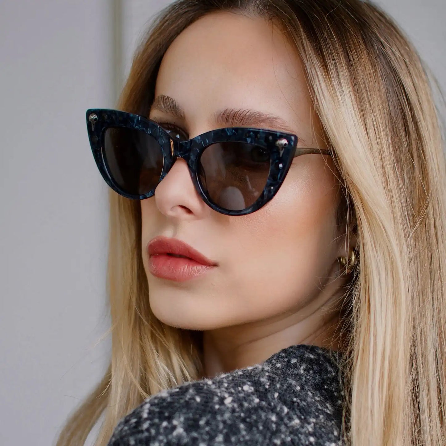 BELLATRIX™ - GEO BLACK + GREY SUNGLASSES