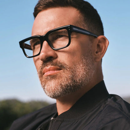 CASH - BLACK + GLASSES