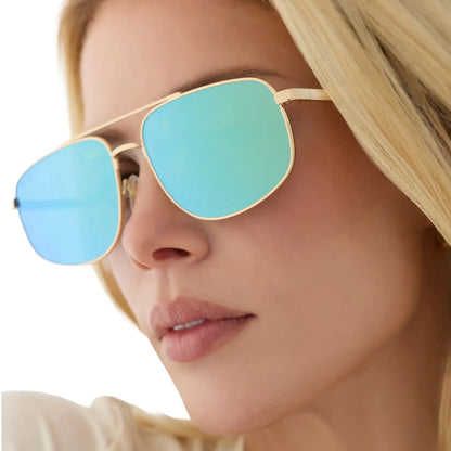 CHARLEY - GOLD + DEW DROP MIRROR + SUNGLASSES