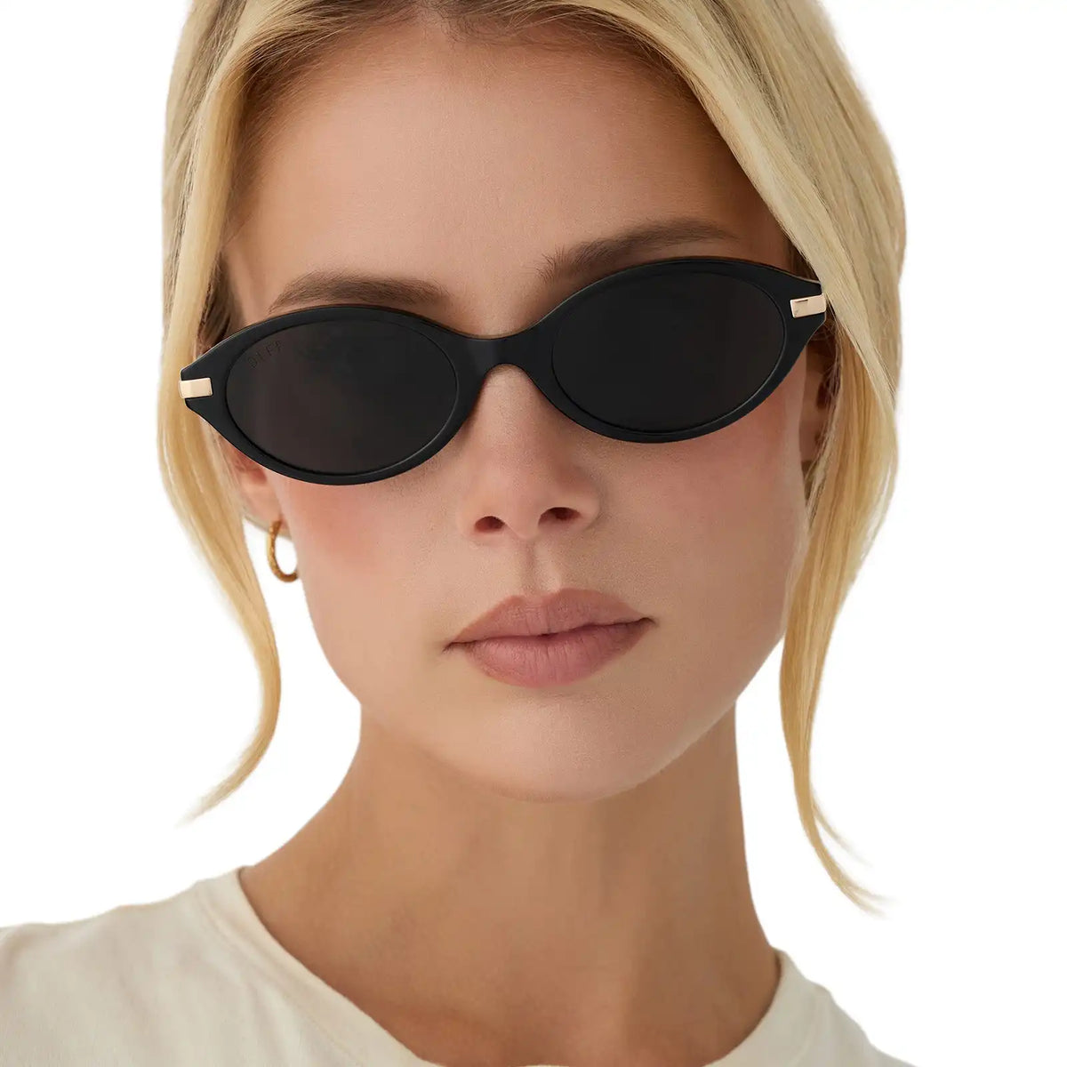 CLAUDINE - BLACK + GREY + POLARIZED + SUNGLASSES