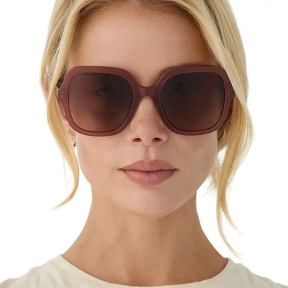 MARLO - TERRACOTTA + BROWN GRADIENT + POLARIZED + SUNGLASSES
