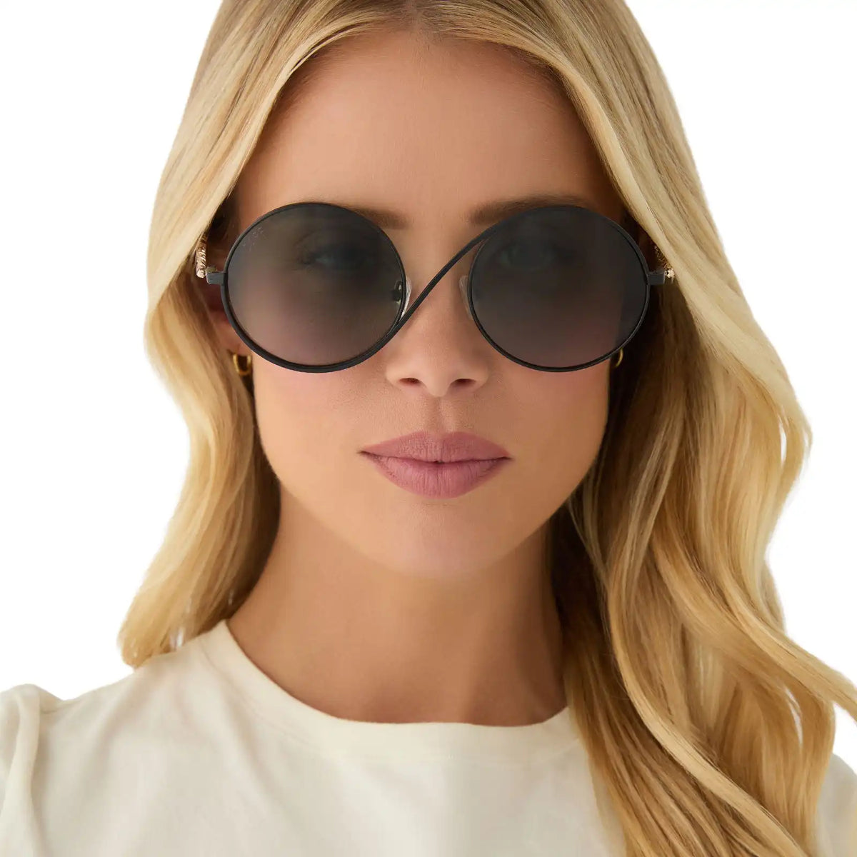 ELPHABA WIRE FRAMES - CLASSIC BLACK WIRE + EMERALD TINT GRADIENT SUNGLASSES