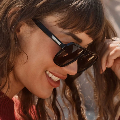 CAMERON - BLACK + GREY + POLARIZED SUNGLASSES