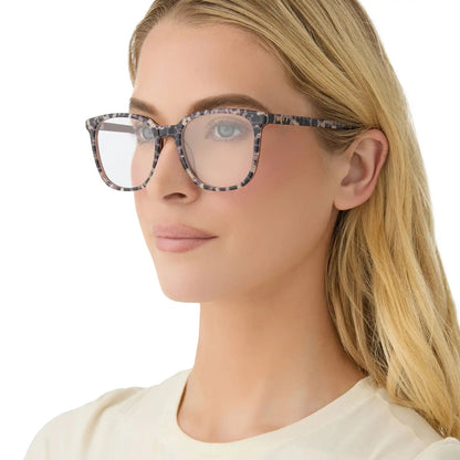 PARKER - LEOPARD TORTOISE + BLUE LIGHT GLASSES