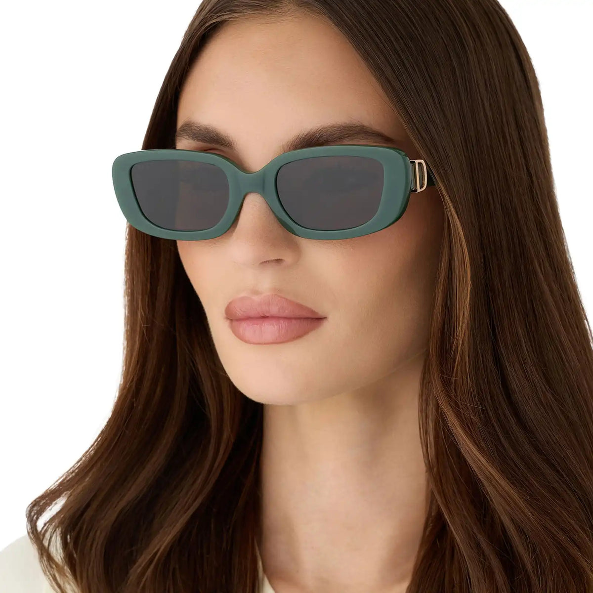 DAPHNE - FAIRWAY GREEN + GREY SUNGLASSES