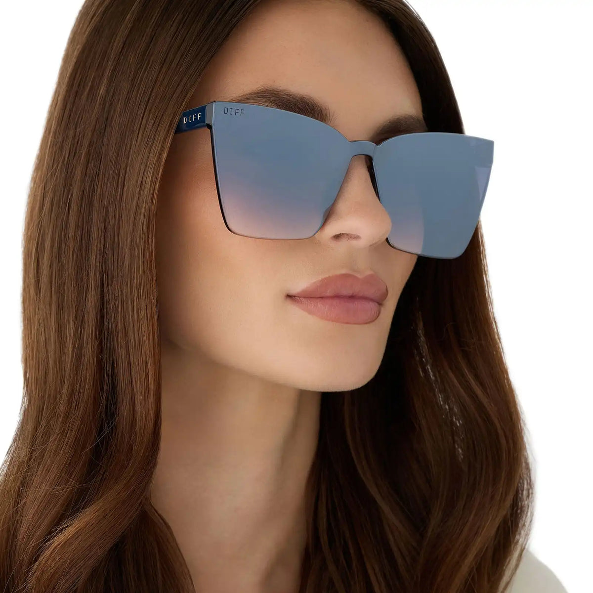 GOLDIE - CLUBHOUSE BLUE + SLATE GRADIENT FLASH SUNGLASSES