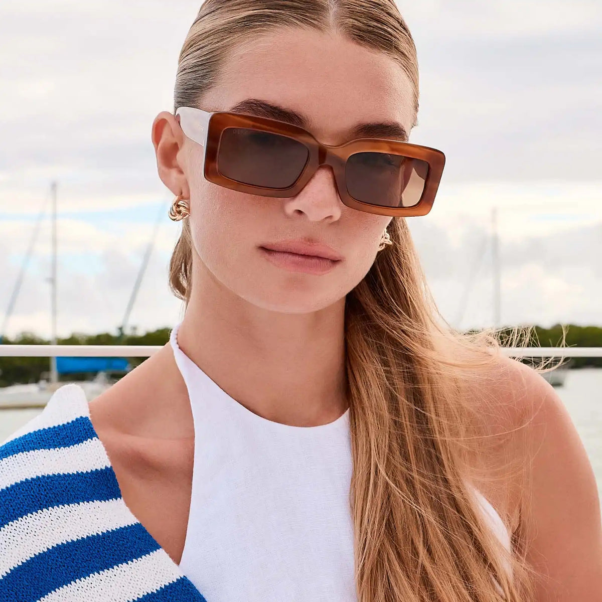 INDY - TAWNY TORTOISE + BROWN + POLARIZED SUNGLASSES