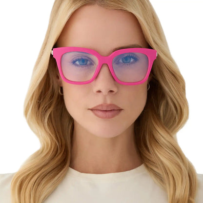 BELLA XS - BRIGHT PINK + GLASSES