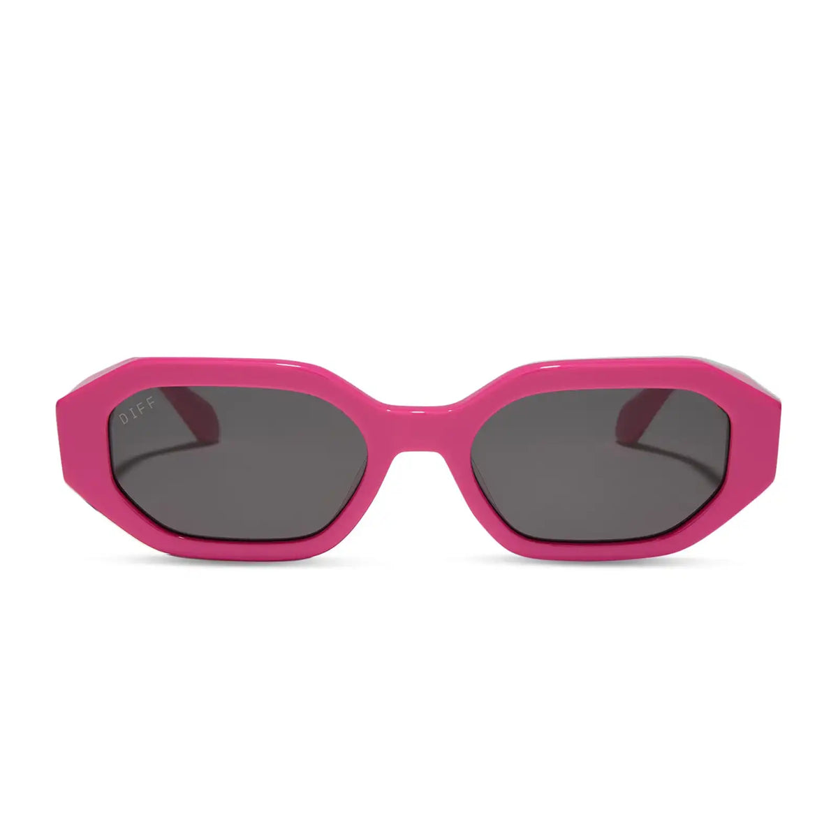 ALLEGRA - BRIGHT PINK + GREY SUNGLASSES