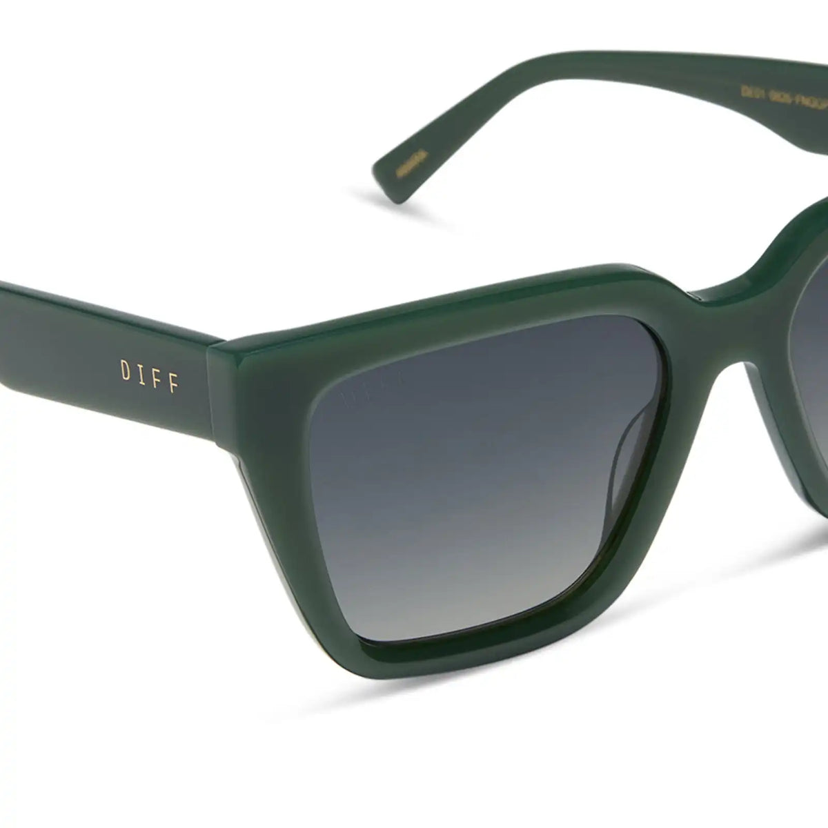 AMARA - FAIRWAY GREEN + GREY GRADIENT + POLARIZED SUNGLASSES