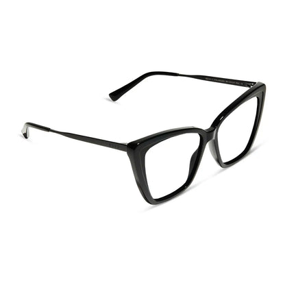 BECKY II - BLACK + GLASSES
