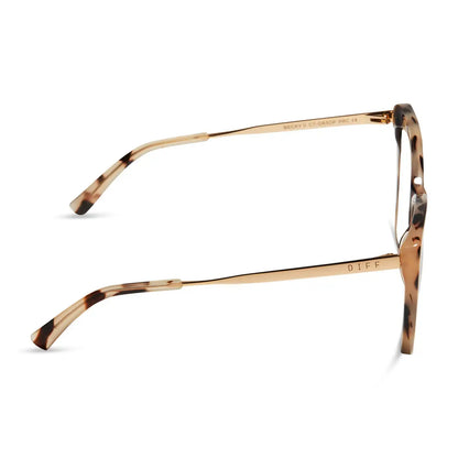 BECKY II - CREAM TORTOISE + GLASSES