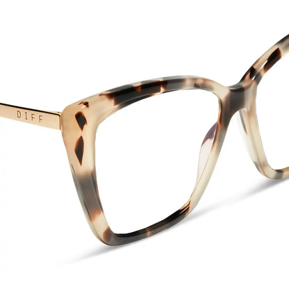 BECKY II - CREAM TORTOISE + GLASSES