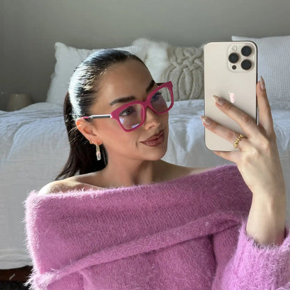 BELLA XS - BRIGHT PINK + BLUE LIGHT GLASSES
