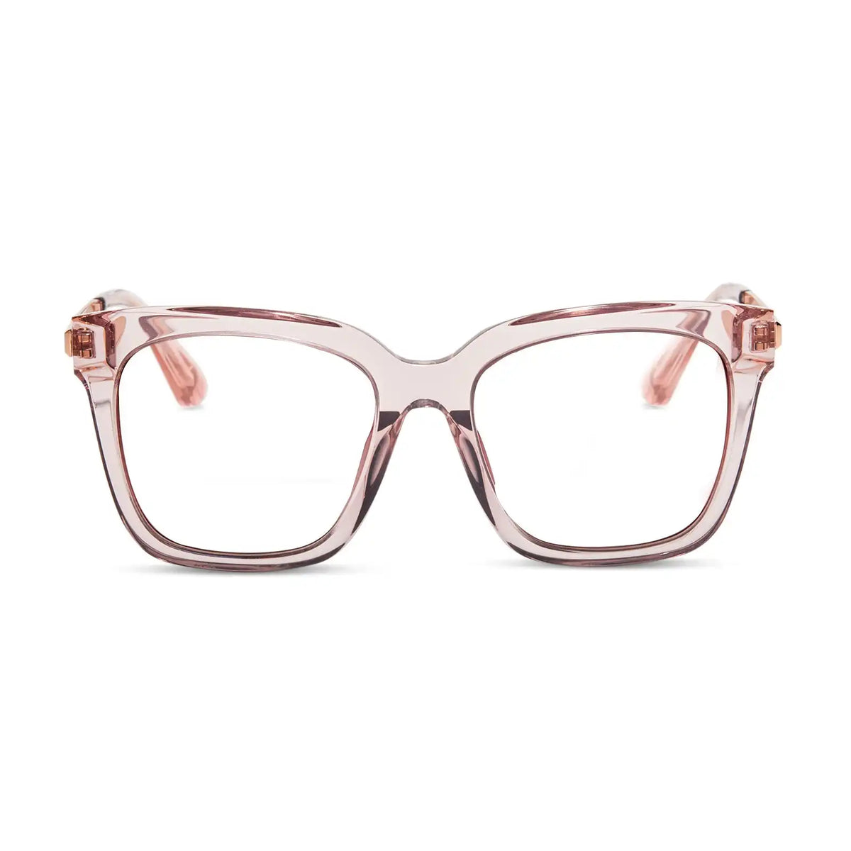 BELLA - LIGHT PINK CRYSTAL + GLASSES