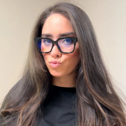 BELLA XS - BLACK + GLASSES