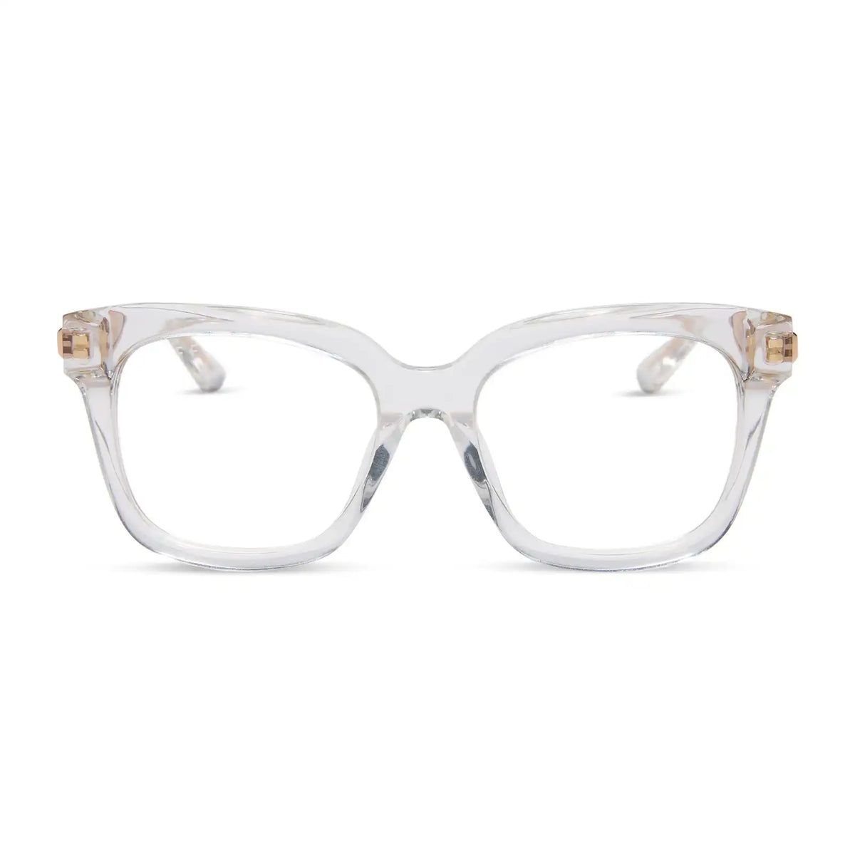 BELLA XS - CLEAR CRYSTAL + GOLD + GLASSES