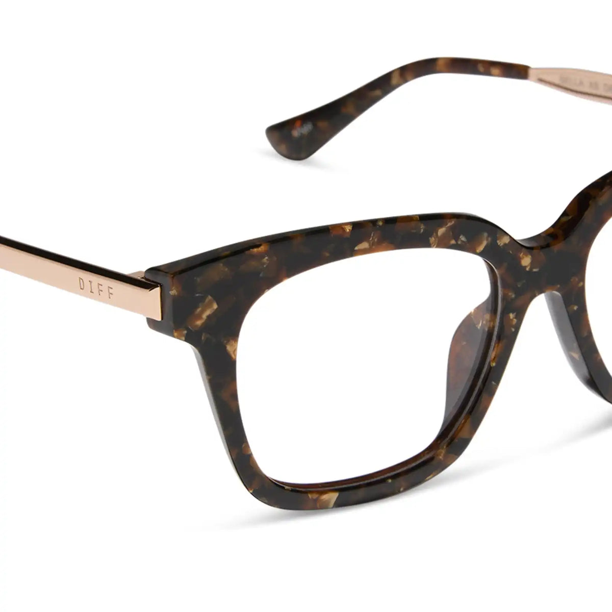 BELLA XS - GLITTER TORTOISE + GLASSES