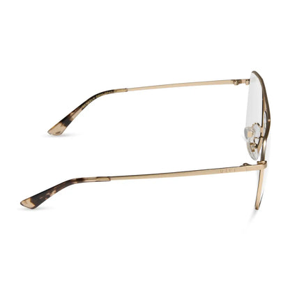 BERKELY - BRUSHED GOLD + GLASSES