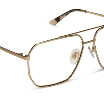 BERKELY - BRUSHED GOLD + GLASSES