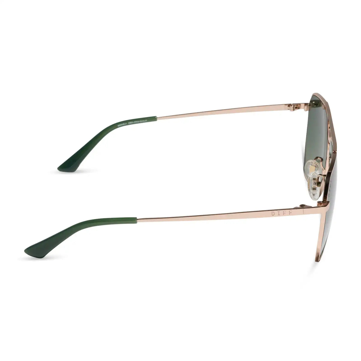 BERKELY - CHAMPAGNE GOLD + ALOE GREEN GRADIENT + POLARIZED SUNGLASSES