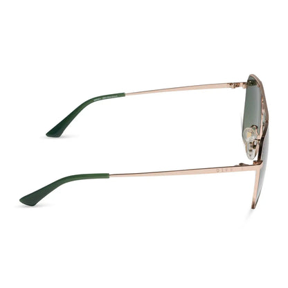 BERKELY - CHAMPAGNE GOLD + ALOE GREEN GRADIENT + POLARIZED SUNGLASSES