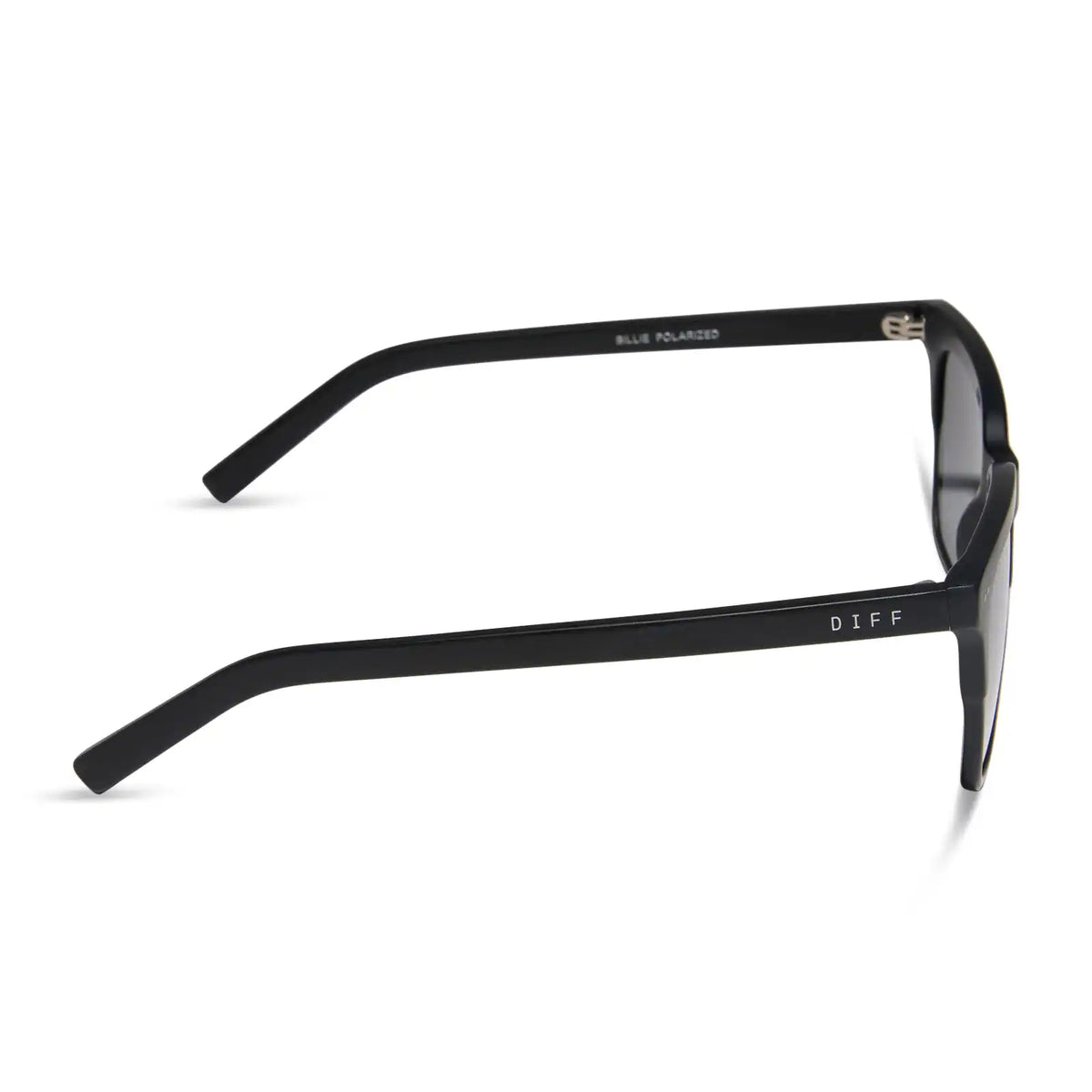 BILLIE - MATTE BLACK + BLUE GRADIENT FLASH + POLARIZED SUNGLASSES