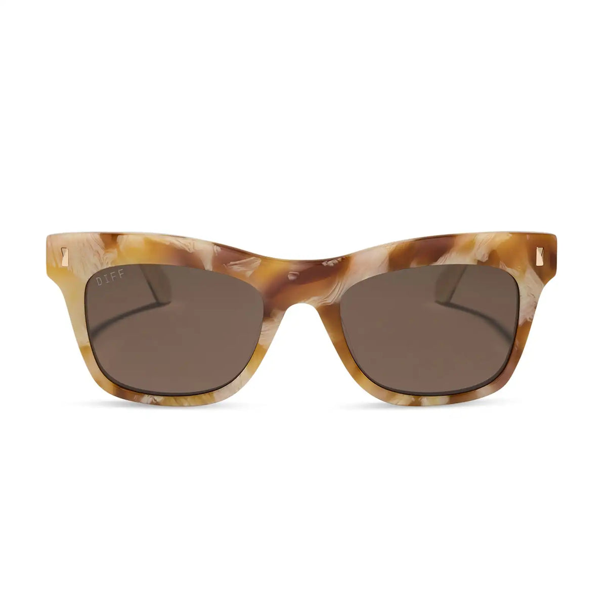 BRADLEY - GILDED TORTOISE + COURTSIDE IVORY + BROWN SUNGLASSES