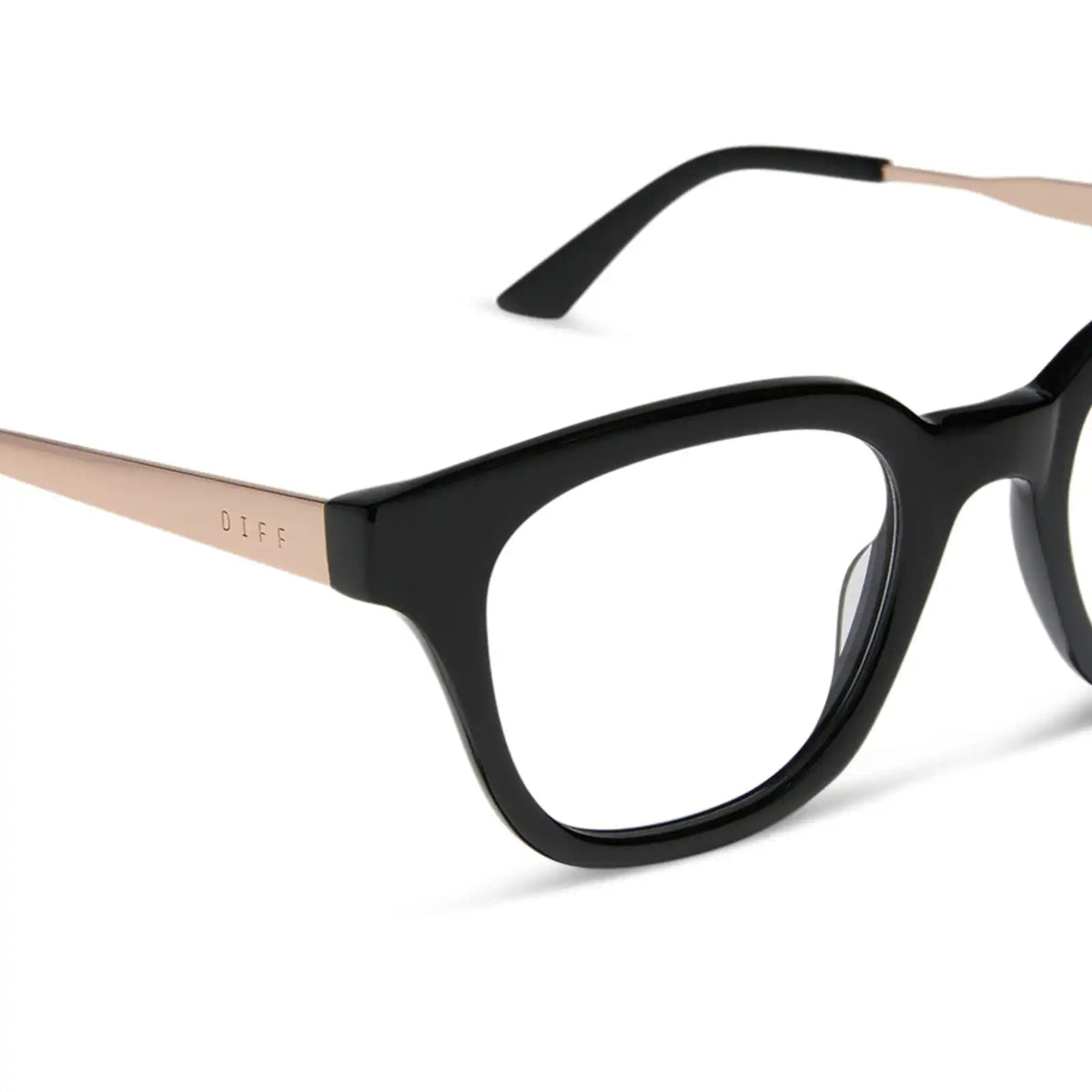 BRIDGET - BLACK + GOLD + GLASSES