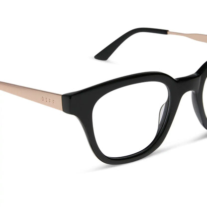 BRIDGET - BLACK + GOLD + GLASSES