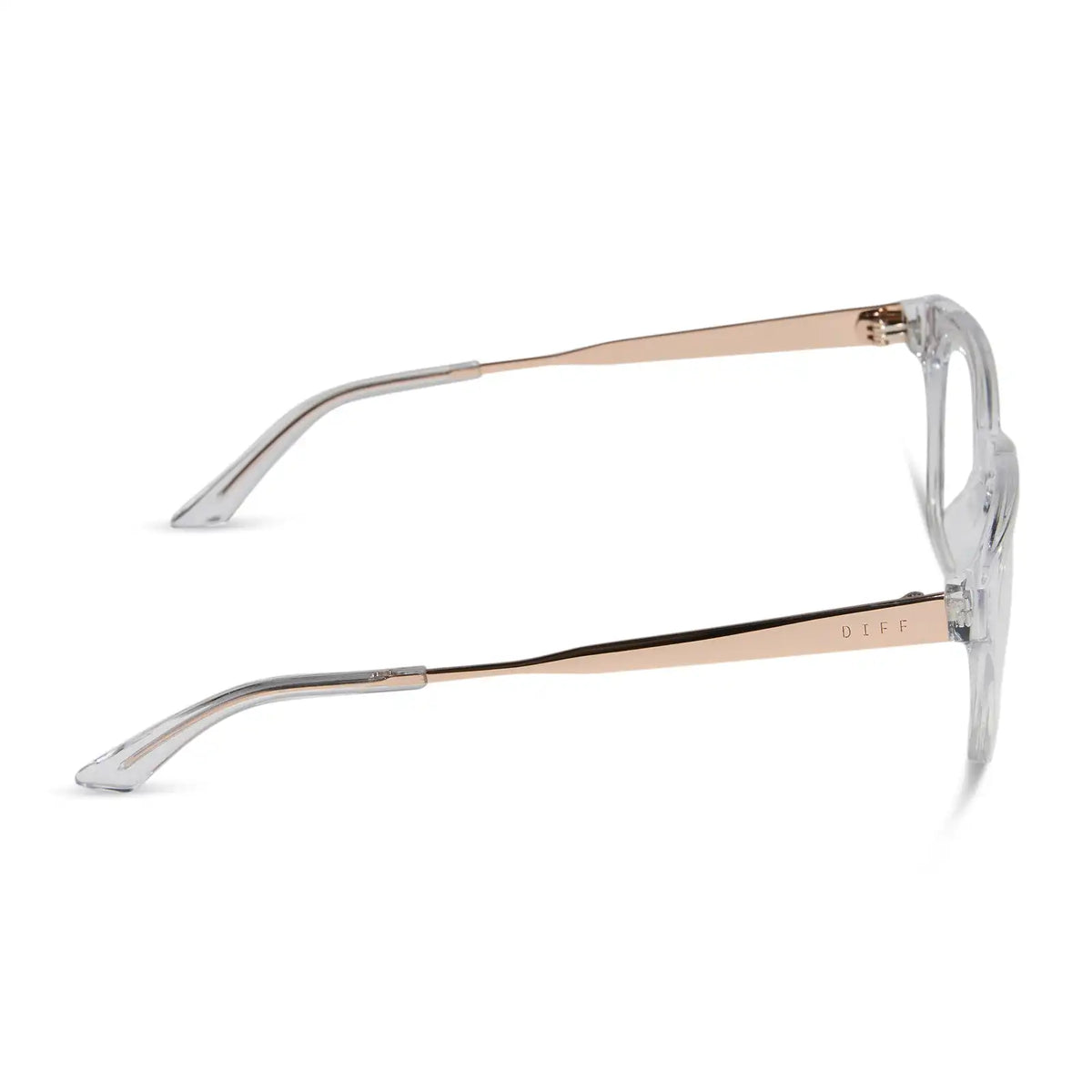 BRIDGET - CLEAR + GOLD + GLASSES
