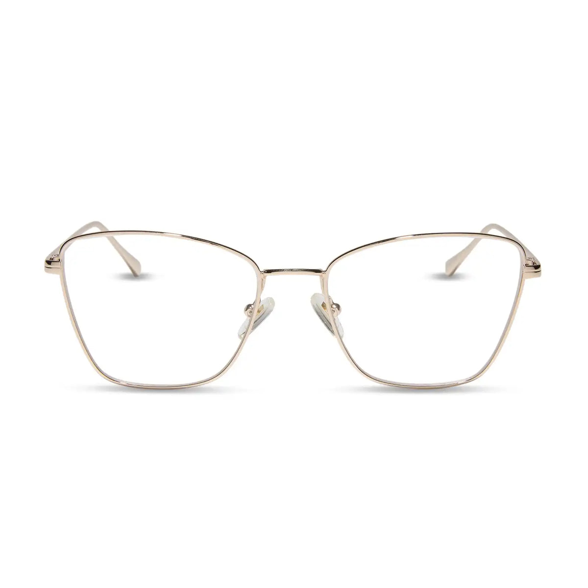 CONNIE - GOLD + BLUE LIGHT GLASSES