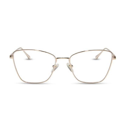 CONNIE - GOLD + GLASSES