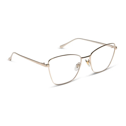 CONNIE - GOLD + GLASSES