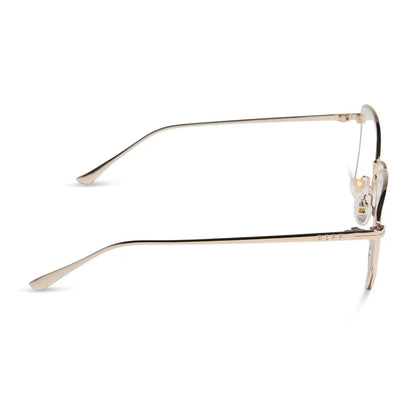CONNIE - GOLD + GLASSES