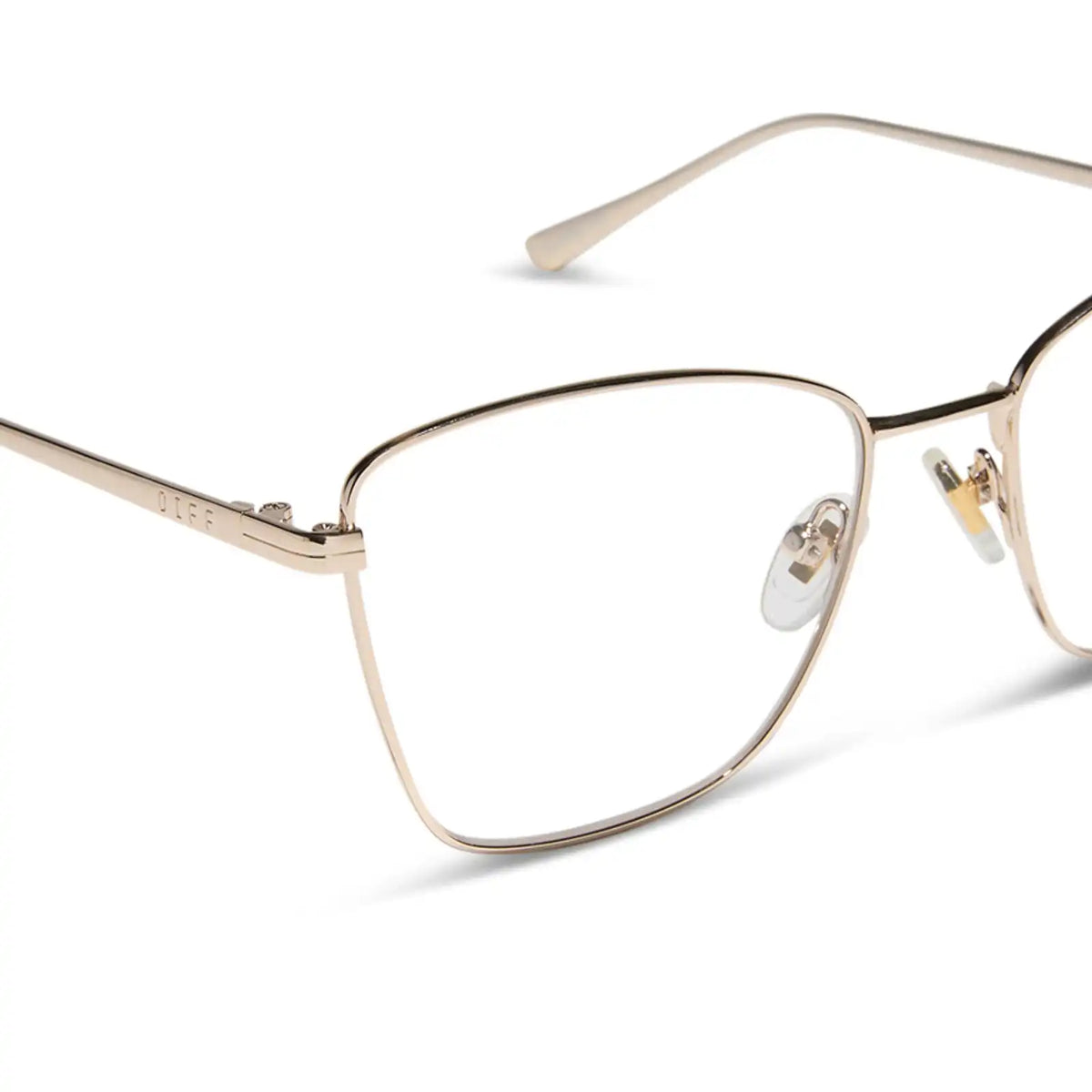 CONNIE - GOLD + GLASSES